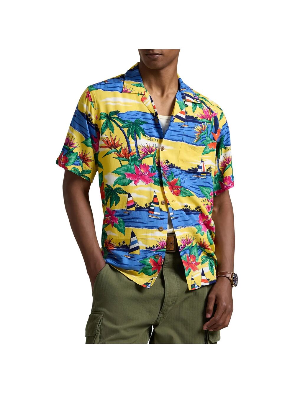 NWT Polo Ralph Lauren Men’s Size 2XLT Colorful Button Down Shirt $168